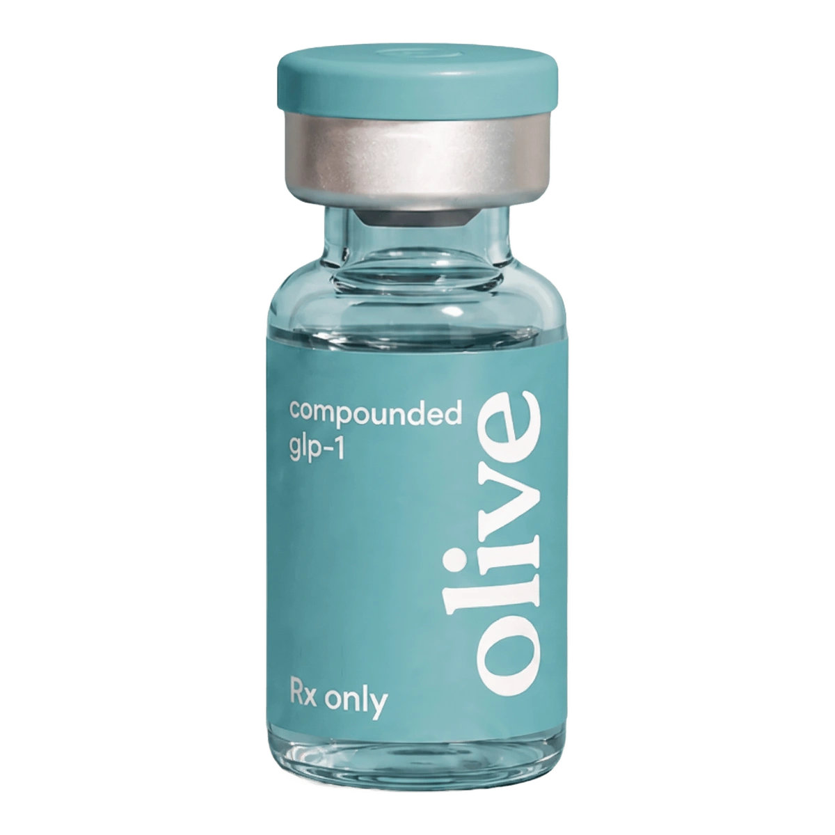 Olive compounded GLP-1 vial, Rx only